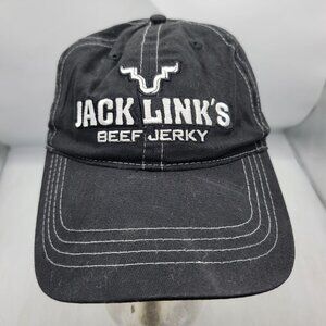 Jack Links Beef Jerky Baseball Hat Cap Feed Your Wild Side Black Adjustable